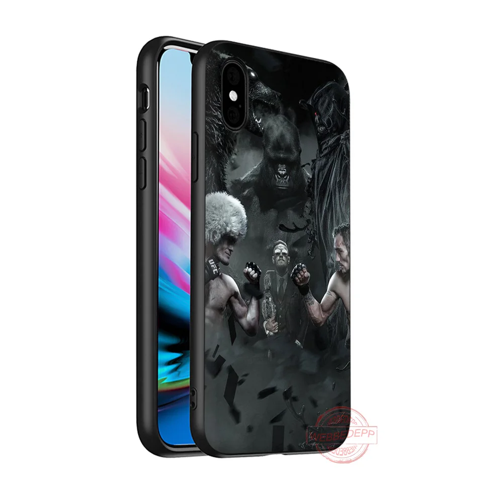 8 WEBBEDEPP Habib Nurmagomedov Мягкий силиконовый чехол для телефона iPhone 5 6 7 8 Plus X XS XR XS Max.11 11peo 11proMax - Цвет: 8