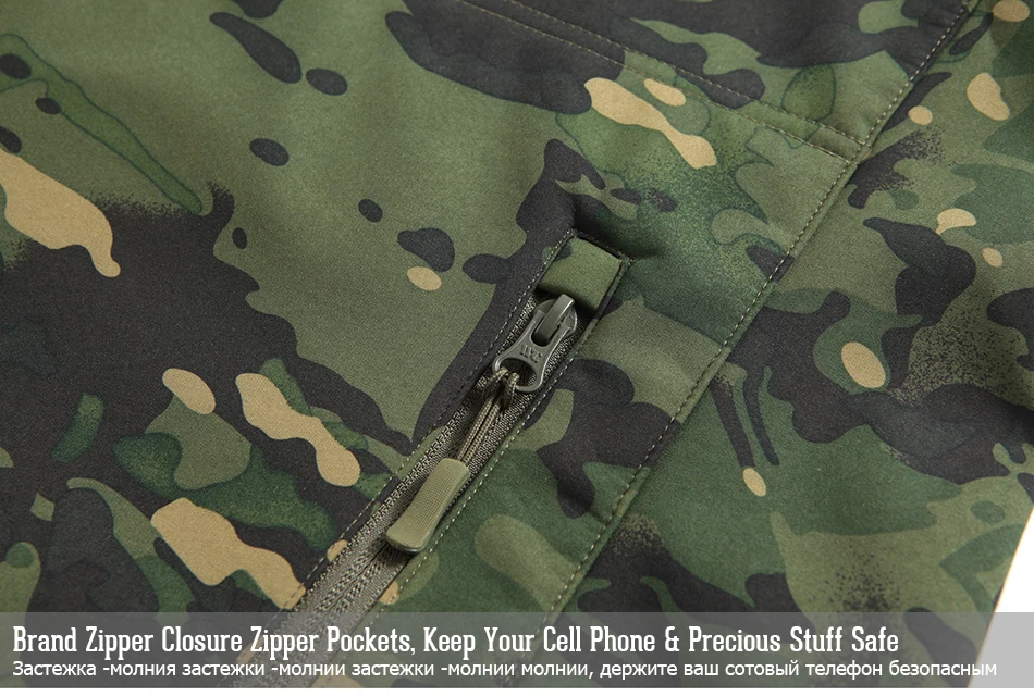 ReFire Gear Акула кожа мягкая оболочка Тактическая Военная куртка мужская водонепроницаемая флисовая куртка армейская одежда камуфляжная ветровка куртка
