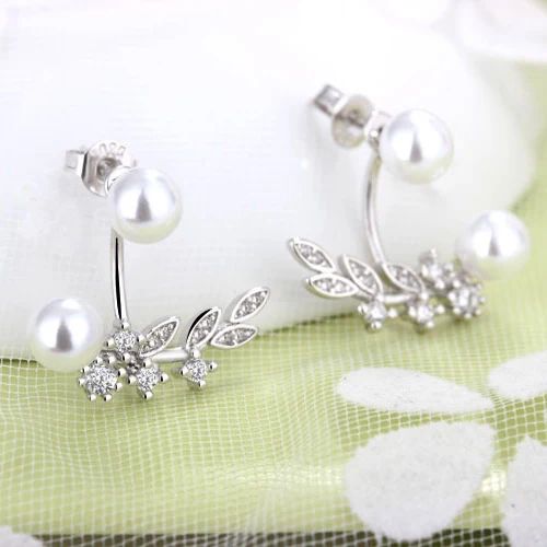 Женские серьги из серебра 925 пробы с жемчугом|earrings for|earrings fashionearring for sale |