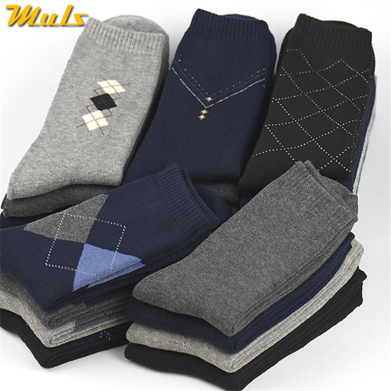 Мужские зимние теплые махровые носки 4 парта/лот 2018 мужские классические деловые
