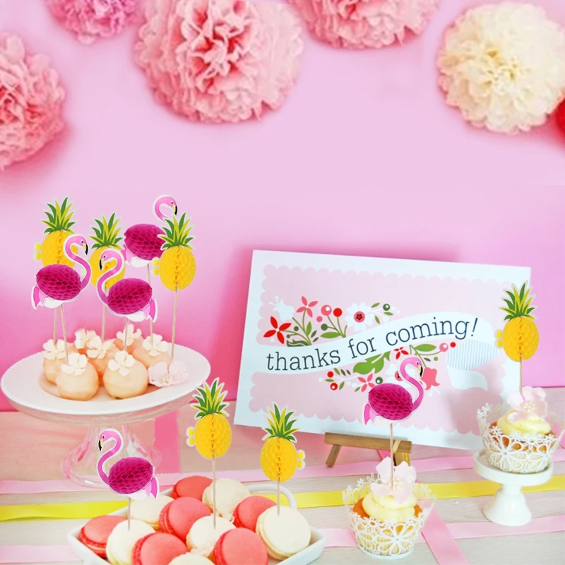Гавайские Фламинго Лето Luau джунгли вечерние DIY Тропические Зеленые листья гирлянда баннер Festa Дети День рождения украшения для вечеринки сделанные своими руками
