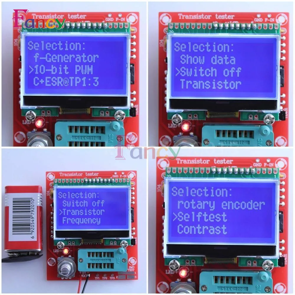 Тестер транзисторов M328 LCD 12864 набор для самостоятельной сборки измеритель