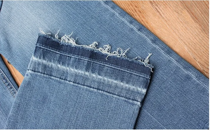 2069 джинсы с широкими штанинами сезон весна-лето хлопковые стрейч узкие