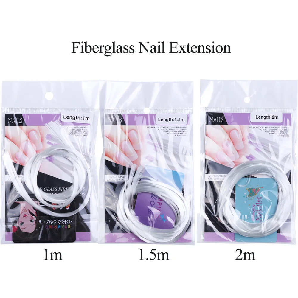 1 упаковка стекловолоконная форма для наращивания ногтей УФ гель fibernail быстрое