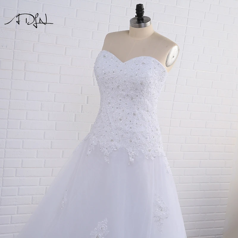 Свадебное платье Русалка ADLN размера плюс белая/слоновая кость милая Тюлевая