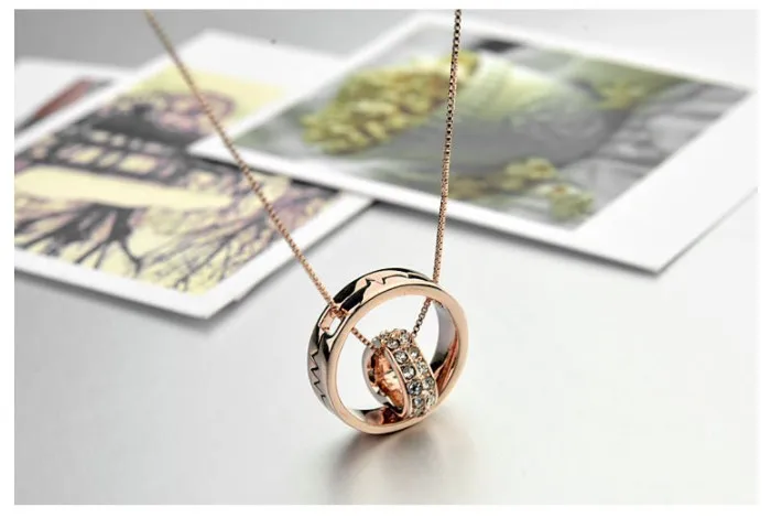 Новинка 2020 оригинальная цепочка с подвеской в виде кольца и сердца от