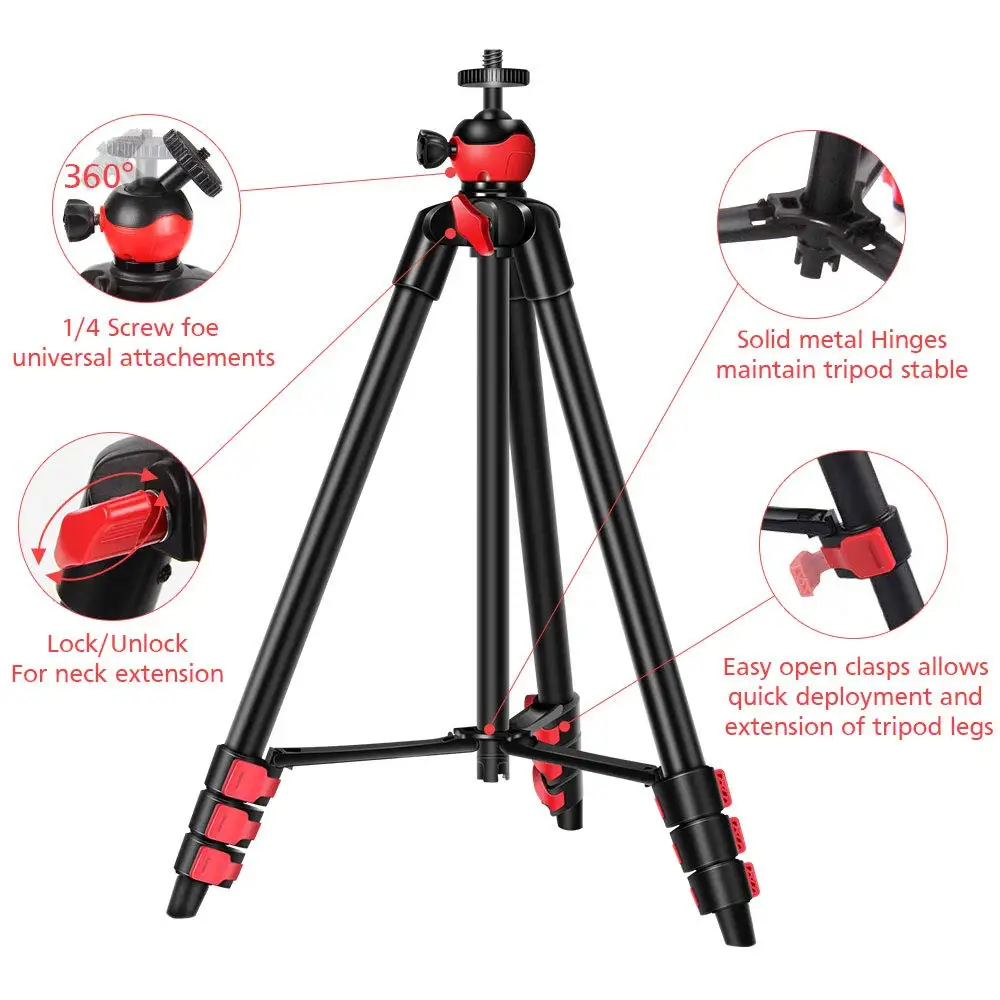 ZOMEi Phone Tripod Cell Camera with Bluetooth Remote Cellphone Holder Mount 360 Panorama Ball Head | Электроника