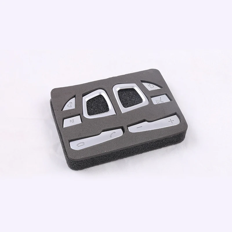 

Car Interior Steering Wheel Panel Knob Button Trim Cover Sticker Translucent For Mercedes Benz E Class W213 E200 E300 2016 2017