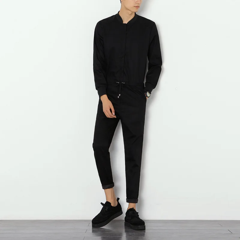 Комбинезон Helisopus мужской в британском стиле элегантный крутой Ромпер до