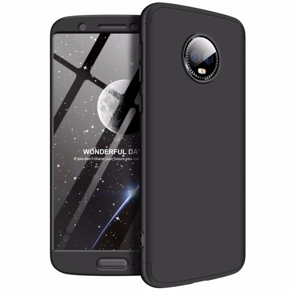 20 шт./лот 360 все включено защитный корпус пластиковый чехол для Motorola Moto G5S plus G6 G7 жесткий чехол
