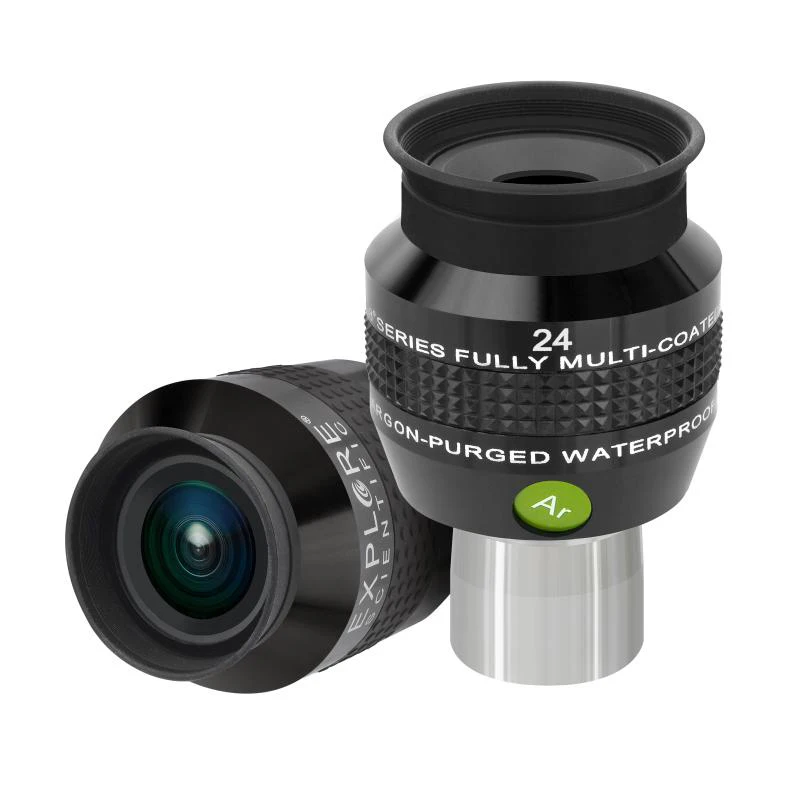 New Explore Scientific Eyepiece 68 градусов Extreme Wide Field Waterproof 1 25 inch 24mm аргон очищенный EMD