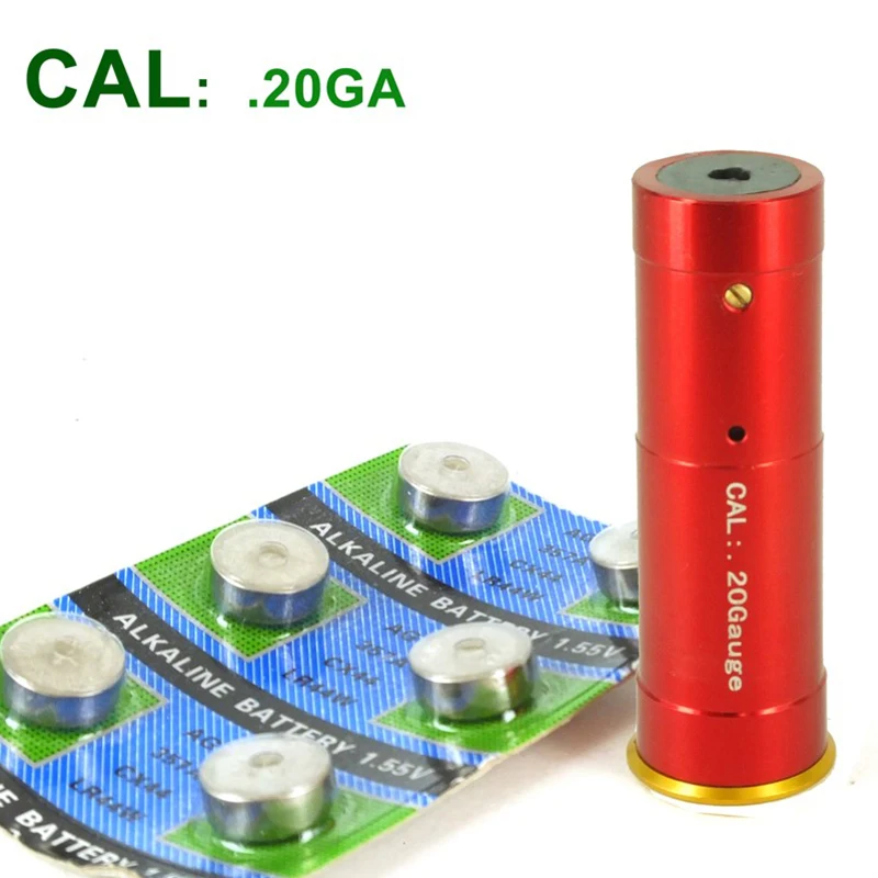COOLOH Тактический 20GA Red Dot указатель лазерный прицел Диаметр картридж 20 калибра Sighter