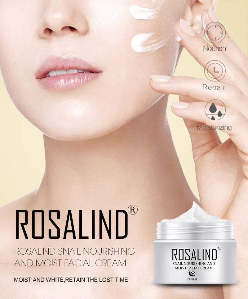 ROSALIND ночной улиточный крем для лица крем с гиалуроновой кислотой лицо улитки крем анти морщинистая кожа корейская косметика крем для ухода за лицом