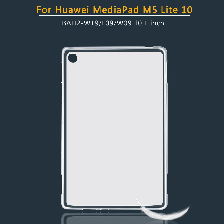 M5 Lite 10 Планшетный чехол для huawei MediaPad C5 M2 M3 M5 M6 Lite рro 8,0 8,4 10,0 10,1 10,8 7,0 Мягкий силиконовый чехол Медиа Pad M2-801L - Цвет: M5 Lite 10