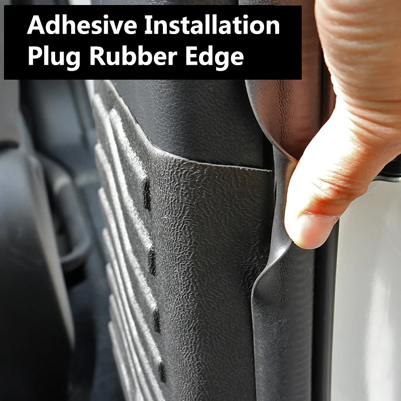 Защитная Наклейка на дверную колонку QHCP TPE 1 пара автомобильная внутренняя