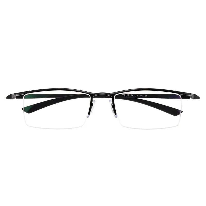 Glasses Frame High Grade Business Men's Eyebrow Line Metal Half Mirror | Аксессуары для одежды