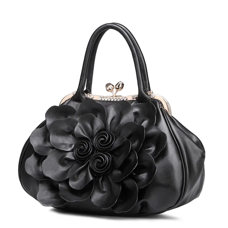 Женская сумка через плечо из искусственной кожи с цветами|crossbody handbag|handbag pinkbag pu |