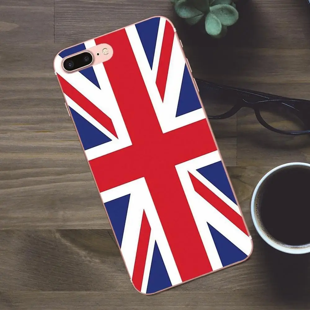 as picture Великобритании Gb британский флаг Англия TPU мобильного телефона для Apple IPhone X 4 4S 5 5C SE, 6, 6 S, 7, 8 Plus Galaxy A3 A5 J1 J2 J3 J5 J7 - Color: as picture