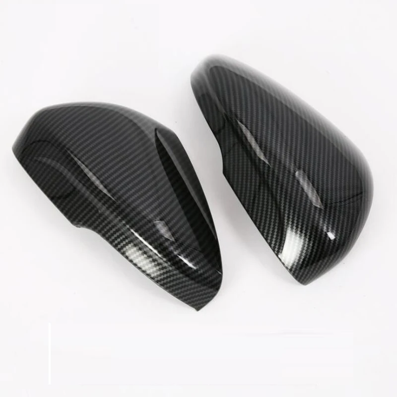2 шт. хромированные накладки на боковое зеркало заднего вида из углеродного
