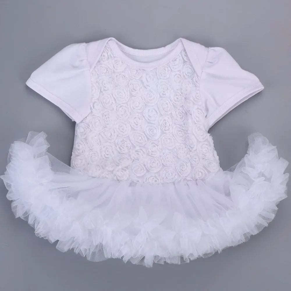 Белое рождественское платье для маленьких девочек vestido infantil принцессы с