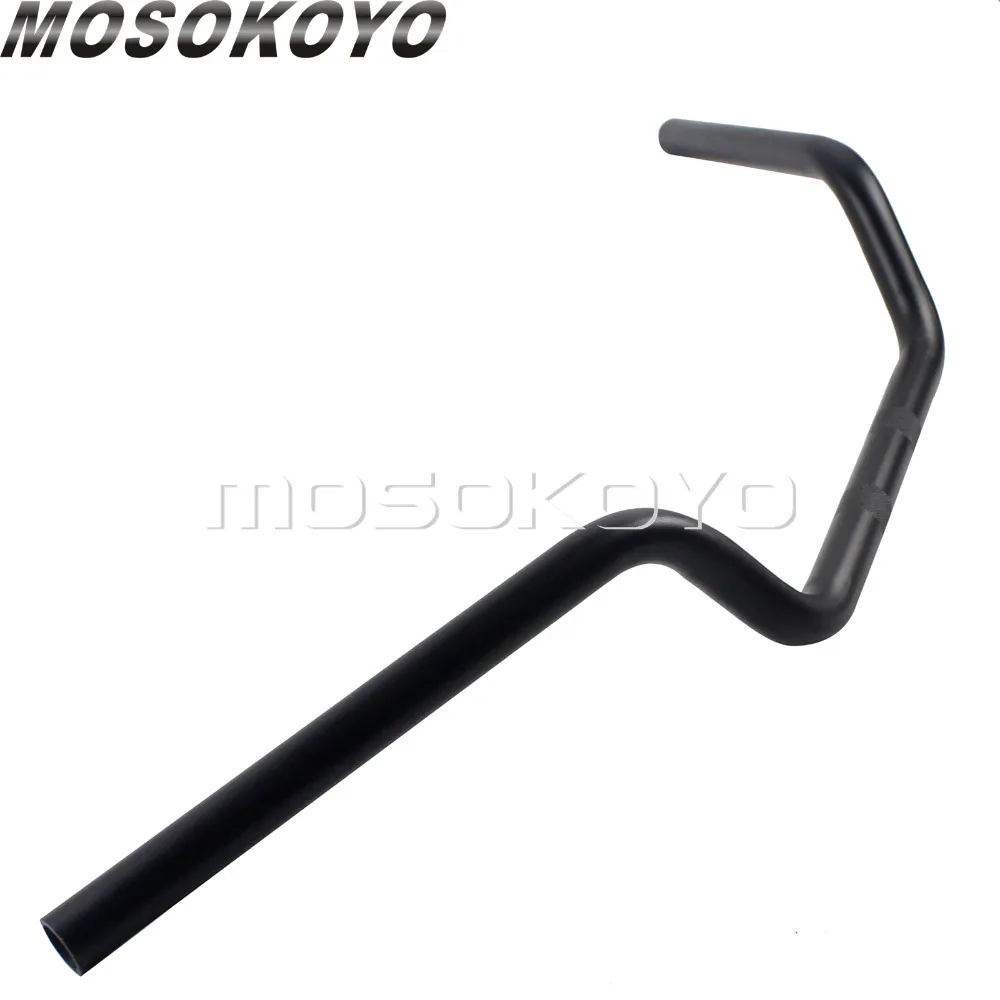 Ручки для Harley Chopper Bobber Sportster Dyna XL матовые черные винтажные рули Кафе Racer 1 дюйм 25