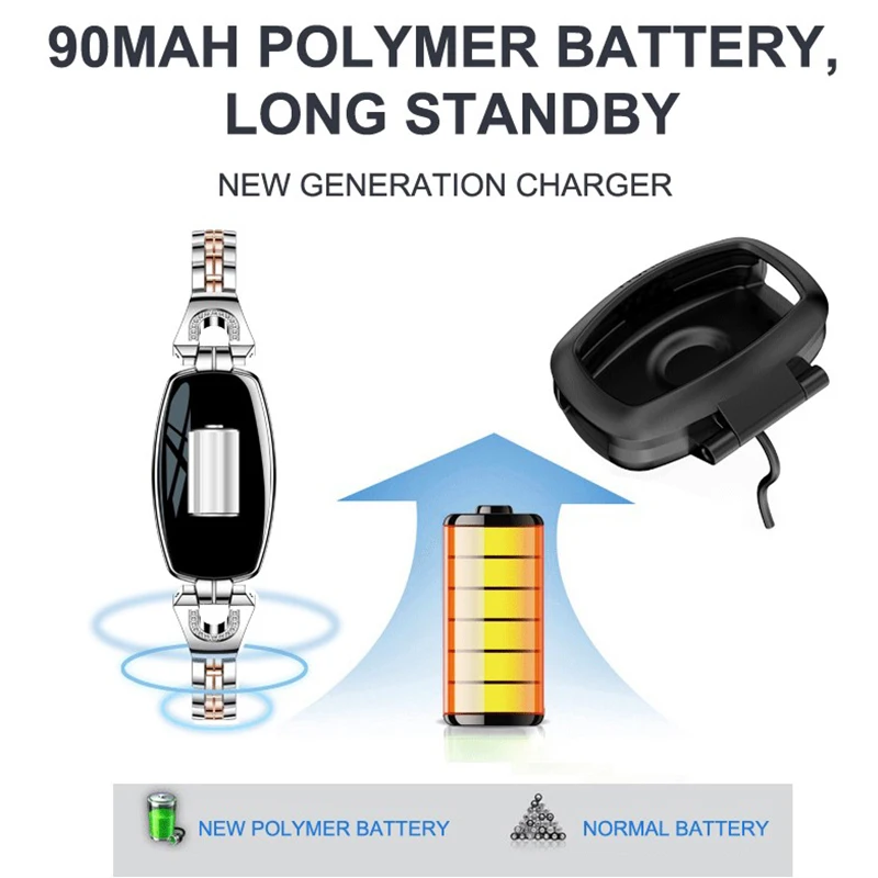 FocusSmart H8 Для женщин умный Браслет крови Давление монитор сердечного ритма Фитнес