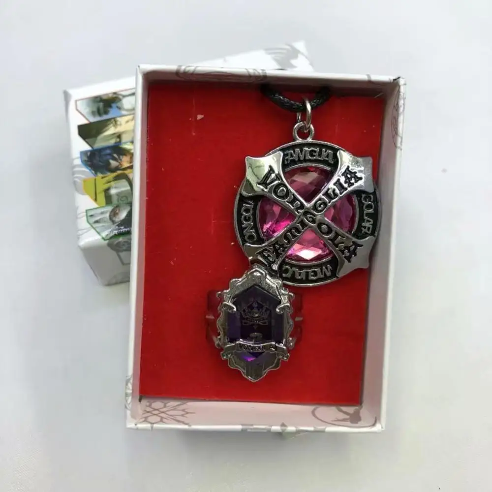 Модное ювелирное ожерелье kateyo Hitman Reborn Sawada Tsunayoshi аниме косплей брелок Vongola для мужчин wo мужчин детский подарок - Цвет: R