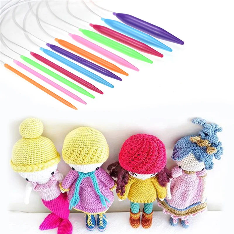 Круглые спицы для вязания крючком 12 шт. 3 5 мм-12 мм инструменты | Дом и сад