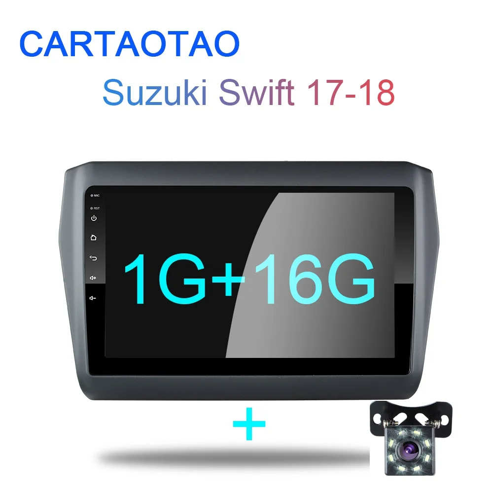 1G-16G 2G+ 32G " 2din Android 8,1 GO автомобильный dvd-плеер для Suzuki Swift автомобильный Радио gps навигация wifi BT плеер - Цвет: 1G-16G