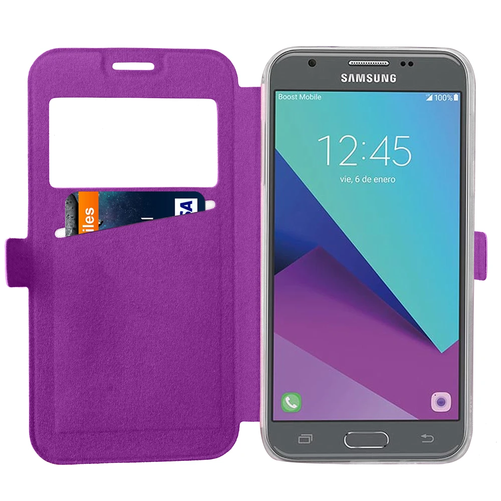Чехол для мобильного телефона Samsung Galaxy J5 2017 J520 J520f US Flip искусственная кожа TPU