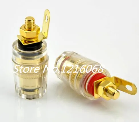 4 шт. высокое качество Медь кристалл мм нить средний усилитель Динамик Spade
