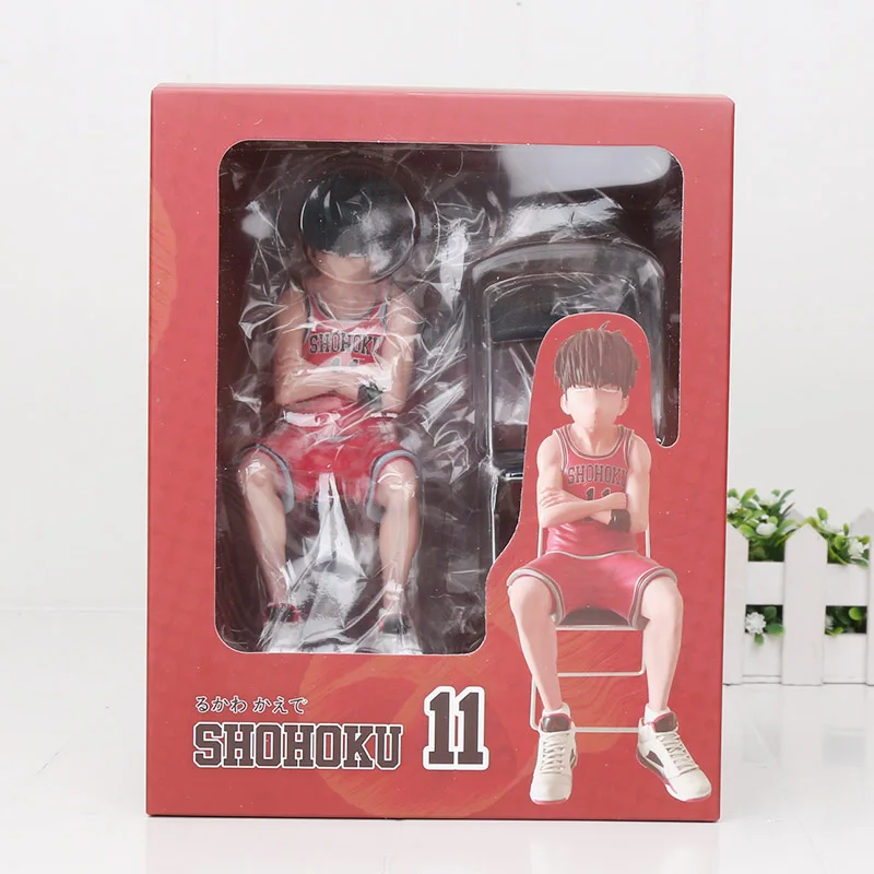 3 with box 15 см Dunk рисунок ханамичи сакураги Rukawa Kaede Акаги Такенори miyagi Ryota ПВХ фигуркы игрушки - Цвет: 3 with box
