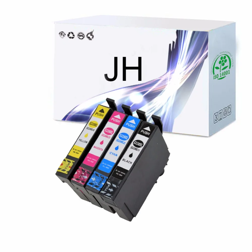 Картриджи JH 220XL T2201 совместимые с принтером Epson фактор WF2630 WF2650 2660 XP320 XP420 XP424 4