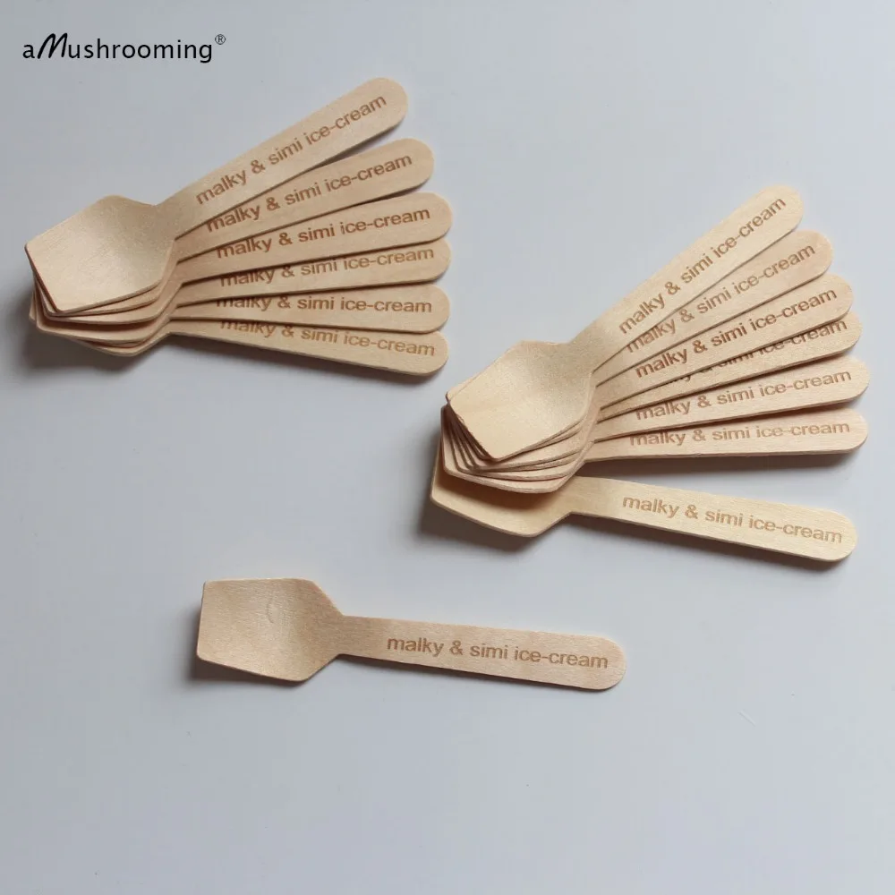 1000 шт. одноразовые ложки для мороженого|spoons disposable|spoon ice creamspoon cream |