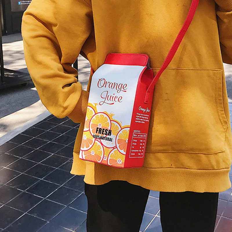 Женская сумка через плечо Milk Box повседневная для мобильного телефона с кнопками