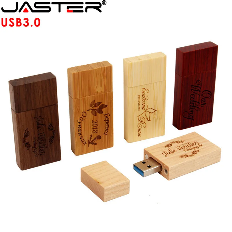 JASTER деревянный блок USB флеш-накопитель Красная деревянная Флешка 4 ГБ 8 ГБ 16 ГБ 32 ГБ 64 ГБ Флешка карта памяти U диск Подарок USB 3,0