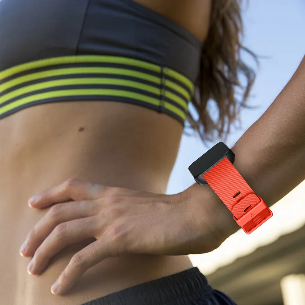 Ремешок для часов Garmin Forerunner 30/35 силиконовый спортивный браслет с винтами и