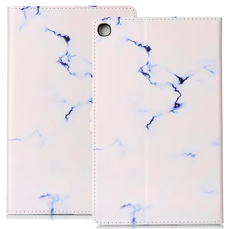 2 Чехол для samsung Galaxy Tab A 10,1 T510 T515 SM-T510 чехол Funda для планшета из искусственной кожи с мраморным узором+ слот для карт - Цвет: 2