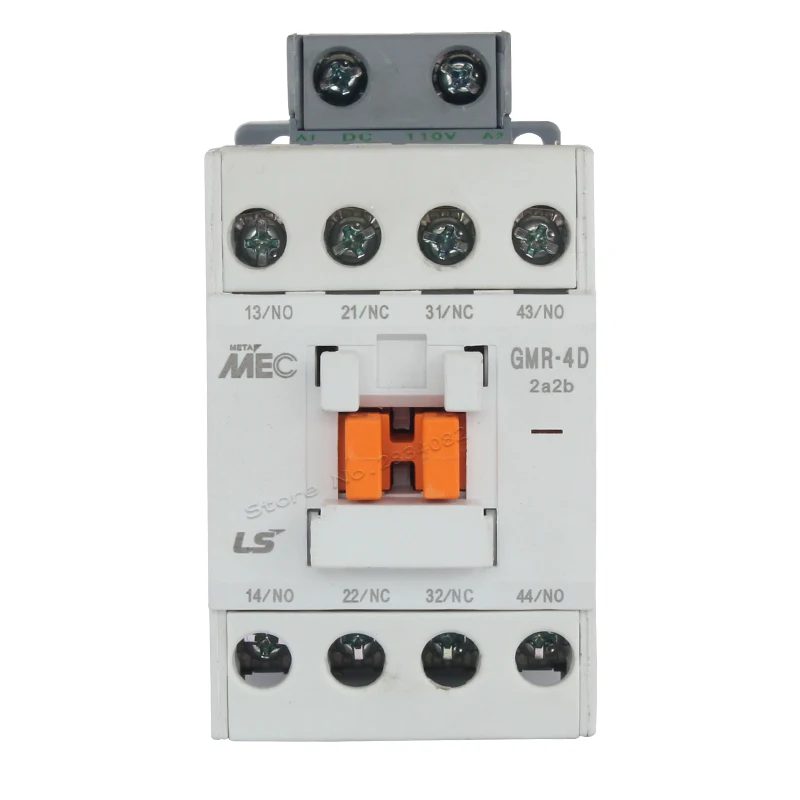 Контактор постоянного тока реле 2NO2NC 3NO1NC 4NO катушки напряжение DC24V DC110V DC220V GMR-4D реле