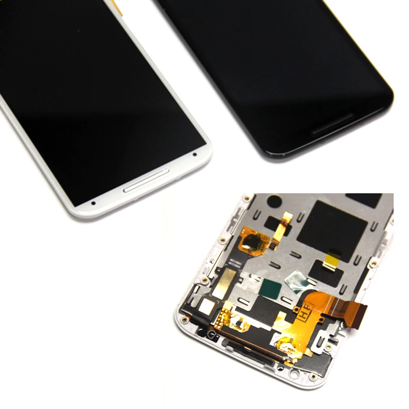 Новый Белый для Motorola MOTO X2 Xt1092 Xt1095 Xt1097 протестированный ЖК дисплей сенсорный экран
