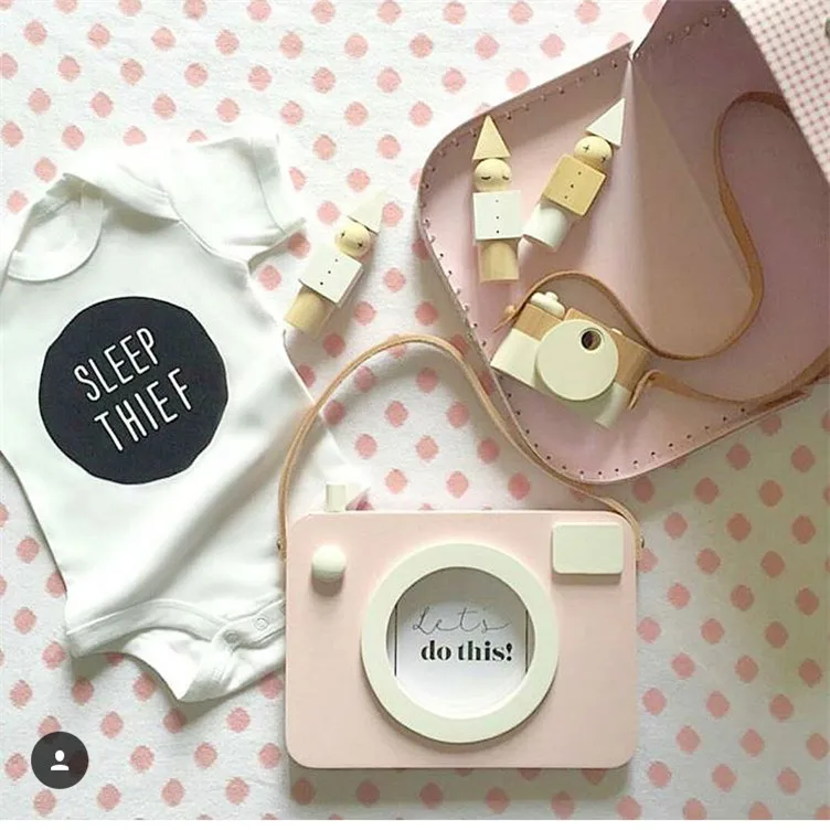 Деревянная фоторамка INS на стене подвесное украшение в детской комнате или