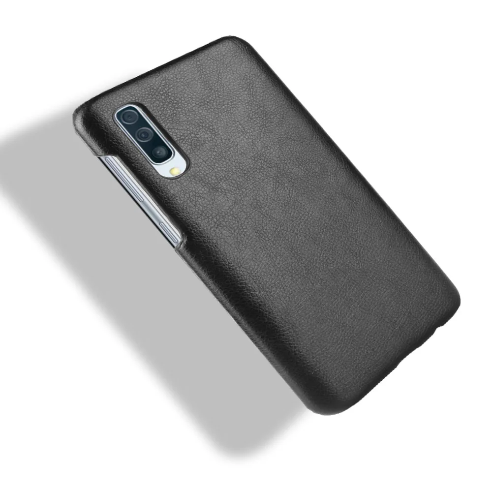 Чехол для Samsung Galaxy A70 чехол из искусственной кожи с личи и рисунком A 70 A705F A705
