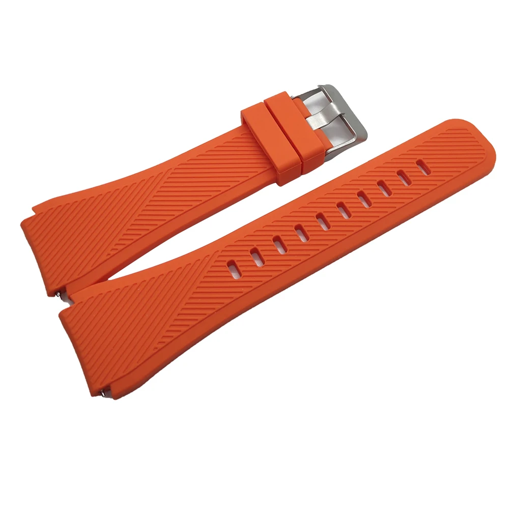 8 Силиконовый браслет для Xiaomi Huami Amazfit Bip Stratos 2/2 S TEMPO Watch Band для samsung gear S3 S2 браслет ремень - Цвет: 8