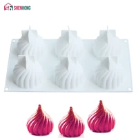 shenhong dome art 3d cake mould for baking forms cream mold silicone mousse diy baking cookie mould fondant bakery brownie
