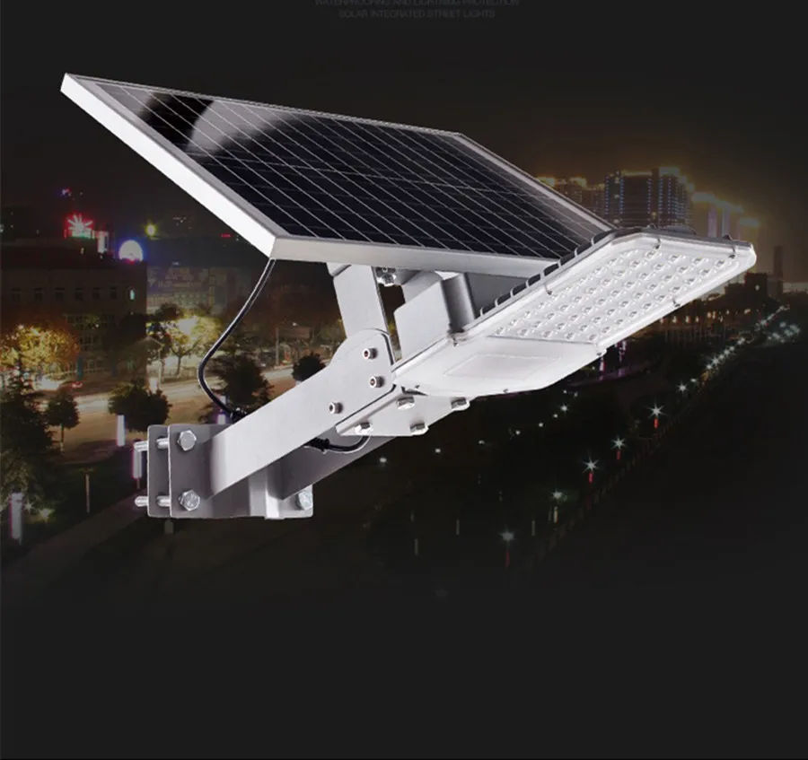 Водонепроницаемый 50 светодиодов Солнечный свет солнечные панели мощность радар