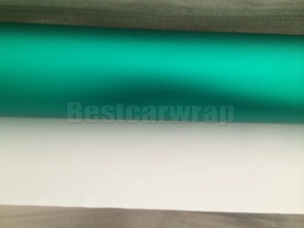 Матовая хромированная виниловая пленка Tiffany Mint автомобильная с воздушно