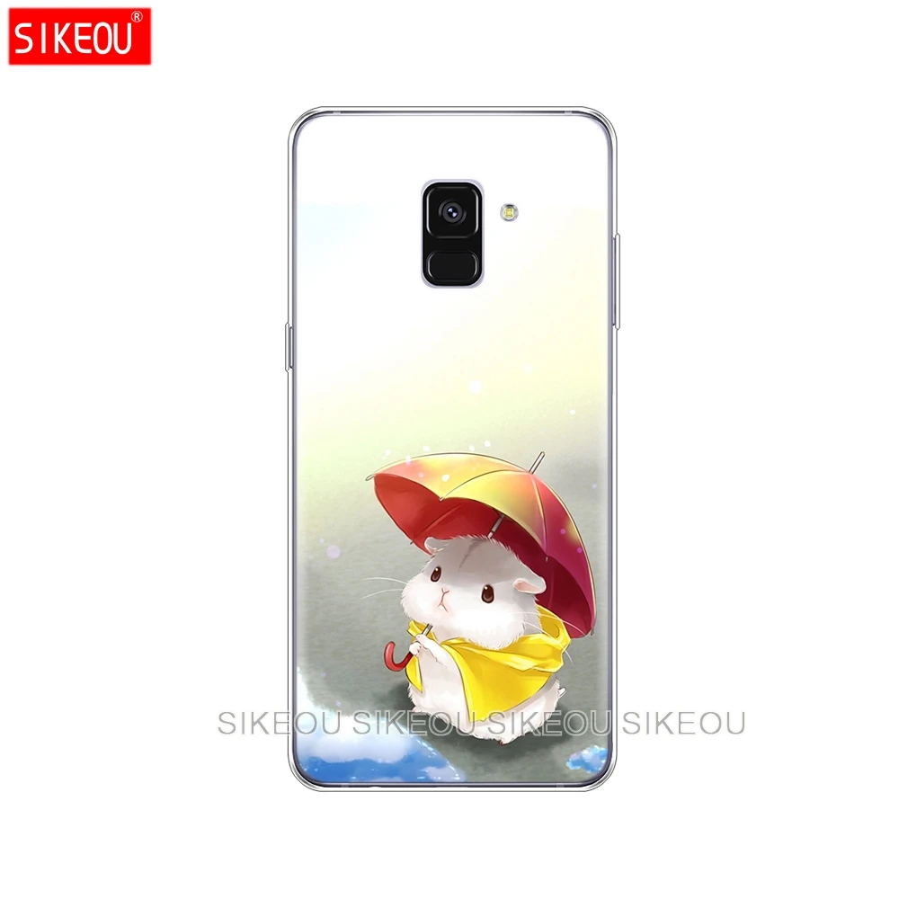 Силиконовый чехол для телефона Samsung Galaxy A8 2018 A3 A310 A5 A510 A7 2016 2017 кролик мышь