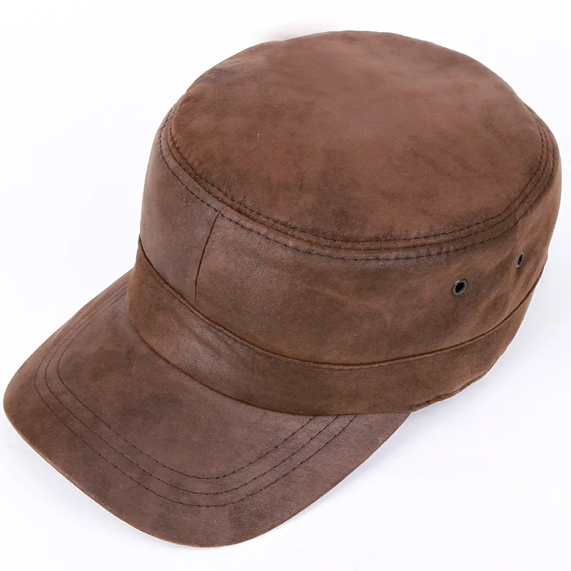 Бейсболка Мужская, из натуральной кожи, шапка для людей преклонного возраста, B-7178 от AliExpress WW