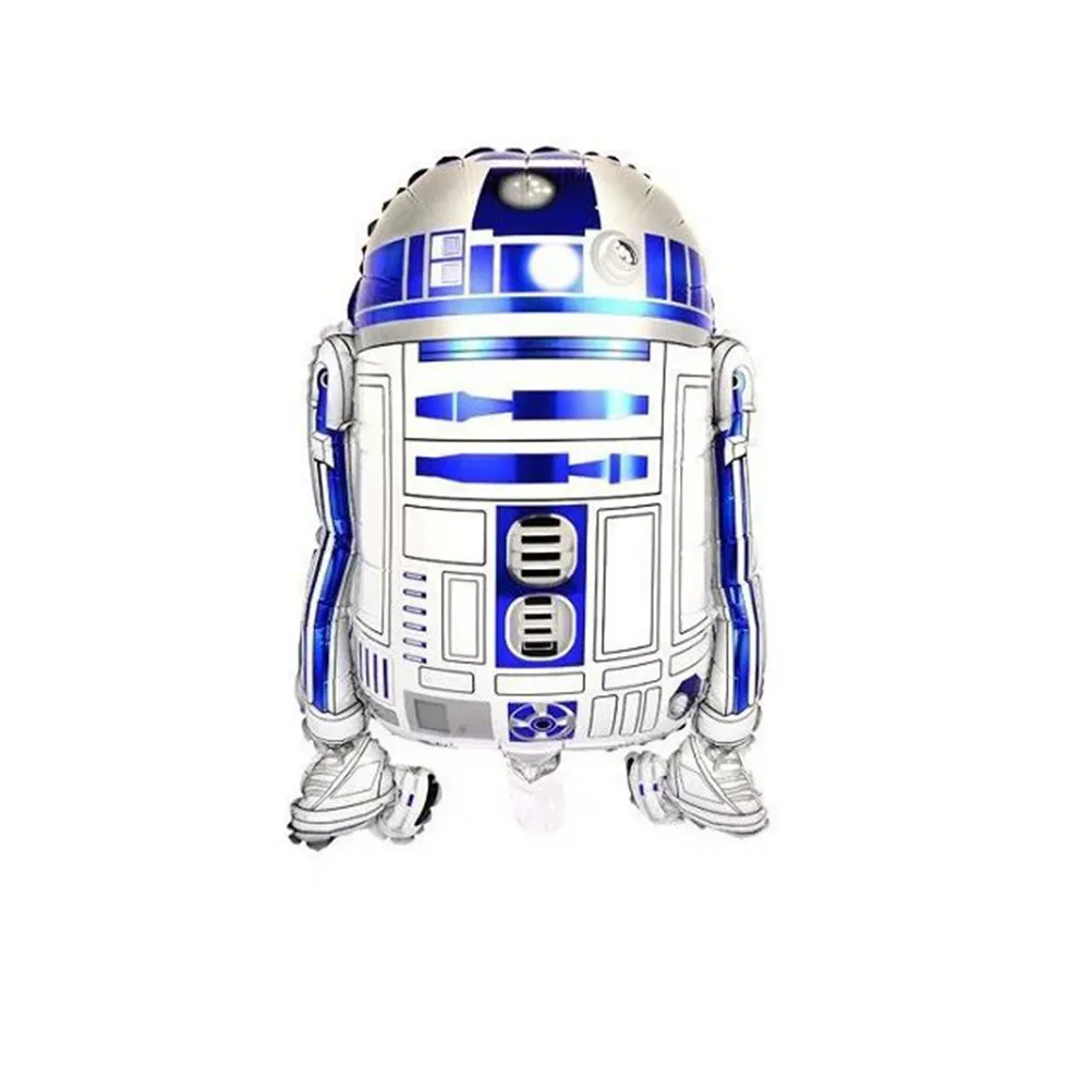 

Натуральный размер R2D2 Droid детская Праздничная Фольга Воздушный шар Airwalker