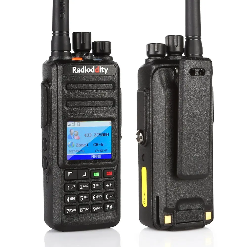 Радиочастотная GD-55 Plus Водонепроницаемая рация DMR радио ветчина радио 2800 мАч Кабель для программирования 2 антенны